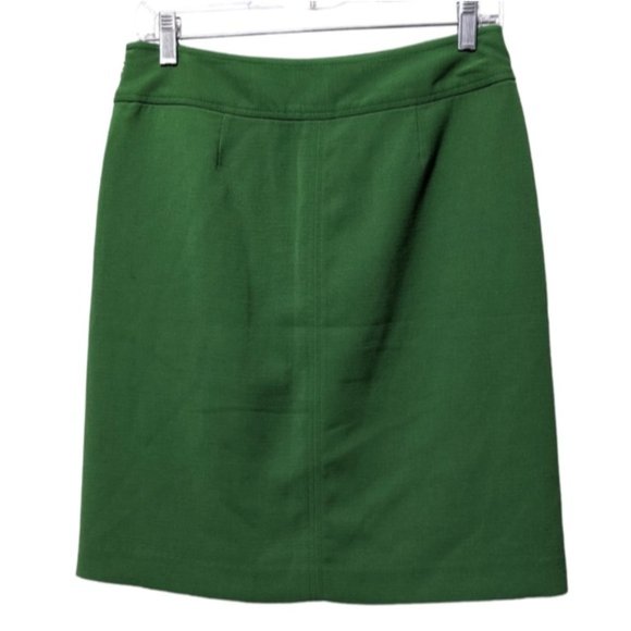 BANANA REPUBLIC FACTORY Green Mod Skirt 0 - Picture 3 of 4